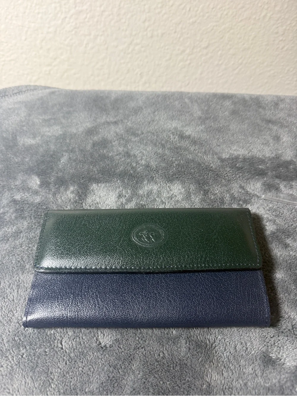 Vintage Fiocchi Italy Wallet Leather Old Money Two Tone